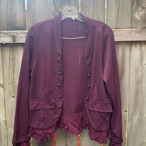 About a Girl  open cardigan sz. XL